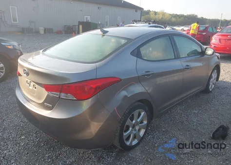 2012 Hyundai Elantra Limited из США, поврежденный, VIN 5NPDH4AE7CH144468